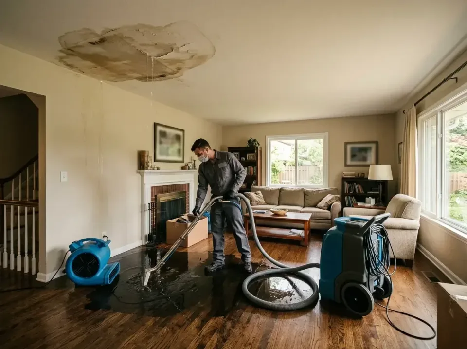 attic-pipe-burst-ceiling-drip-008 — frequently asked questions, Water Damage Restoration & Carpet Care in Richfield, OH